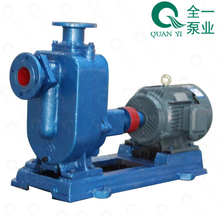 ZW法兰式接口自吸式不阻塞排污泵 生化污水提升泵 吸水能力强