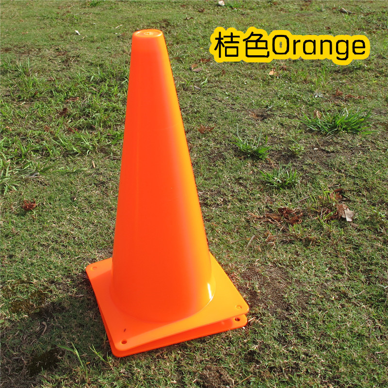 18cm 無孔サッカートレーニングロゴコーンサッカー障害物ロゴバレルバスケットボールトレーニングコーンバレル卸売|undefined