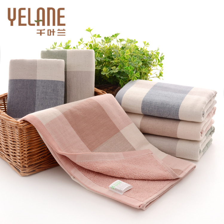 Japanese style large square reverse Terry front gauze Plaid towel pure cotton small fresh 32 strands quality inspection report Japanese style large square reverse Terry front gauze Plaid towel pure cotton small fresh 32 strands quality inspection report
