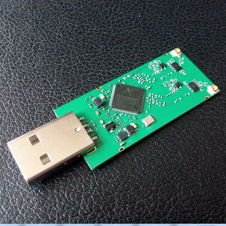自主研发 AR1021X USB接口 2.4G  300M 小功率 高度集成WIFI模块