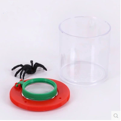 Новое наблюдение насекомых мелких животных увеличительное стекло цилиндрический гусеничный паук игрушка зритель 20167A