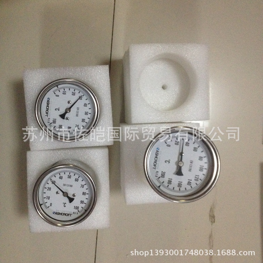 供应ASHCROFT雅斯科品牌原装双金属温度计 CI型号坑干扰