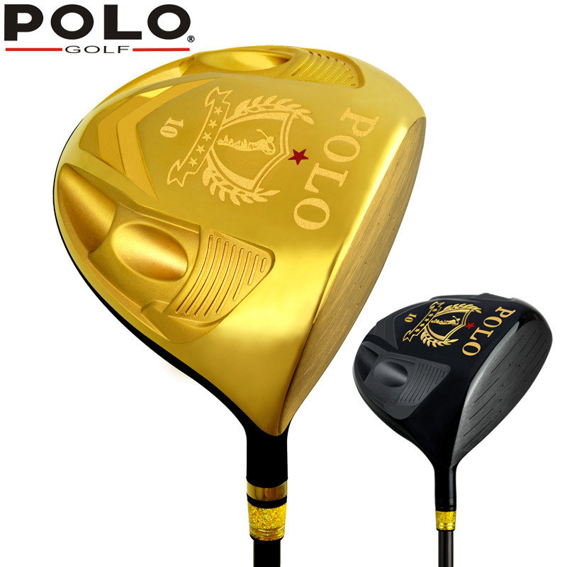 POLO New Golf Club men's No. 1 Wood casting titanium alloy kick-off Wood Gold Black POLO New Golf Club men's No. 1 Wood casting titanium alloy kick-off Wood Gold Black