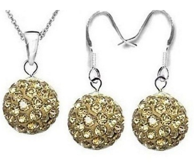 10mm AB barro completo diamante bola O-cadena cristal Shambhala traje oído gancho collar transfronterizo