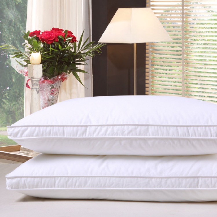 Almohada de algodón almohada de algodón especial para hoteles lavado almohada tridimensional dormitorio de estudiantes pluma terciopelo cómodo altura media