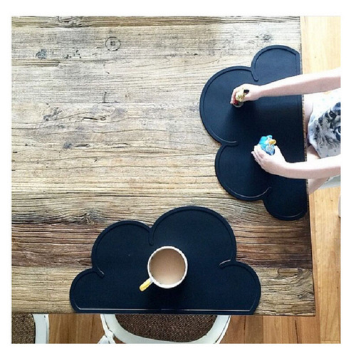ins new Nordic baby child cloud silicone placemat student placemat baby table mat