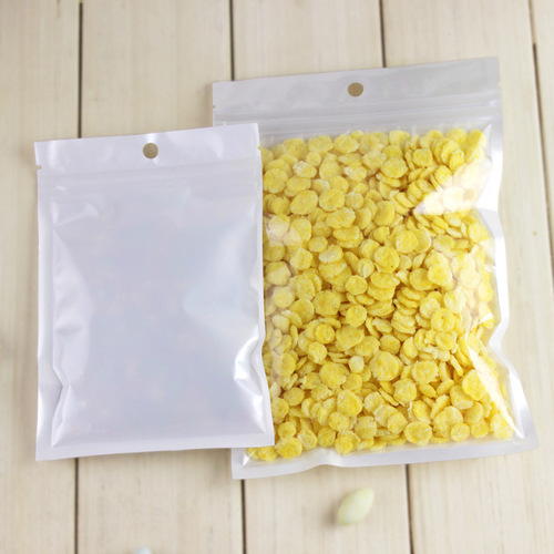 Data cable packaging bag, translucent plastic bag, pearlescent film, yin and yang bone bag, jewelry ziplock bag, mobile phone case sealing bag