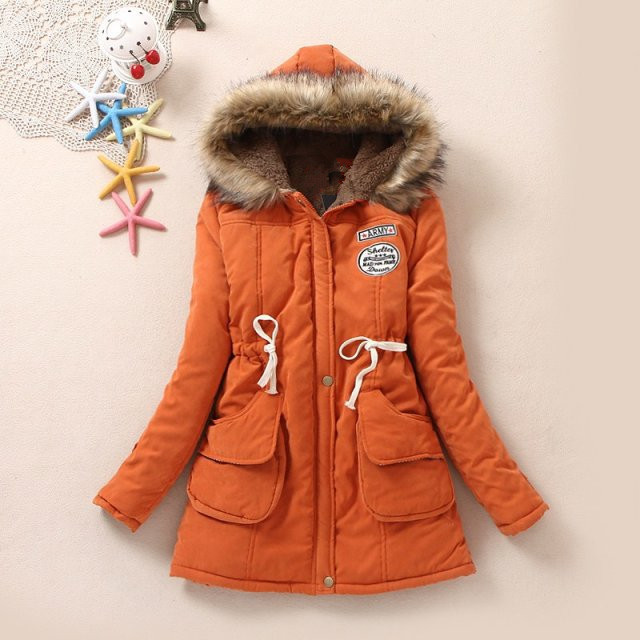 Special Offer Large Edition Lamb Velvet Thickened Hooded Large Wool Collar Cotton-padded Women's Mid-length Korean Style Autumn and Winter New Coat