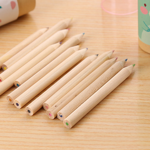 Cartoon bear 12 color lead children's painting coloring pen color pen creative stationery primary school students learning prizes