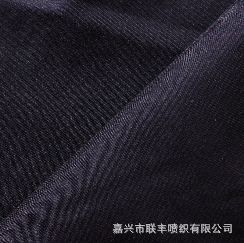 厂家直销斜桃斜纹桃皮绒100gsm  绗棉棉衣夹克马甲箱包手袋里料