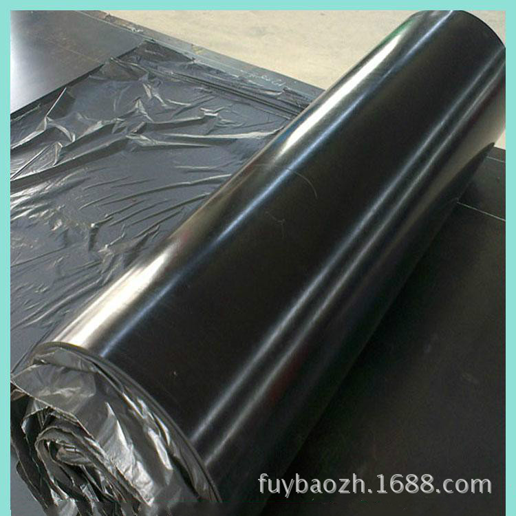 新料PEPO筒料卷膜工业用 PE黑色卷料地膜 农用塑料黑薄膜可订