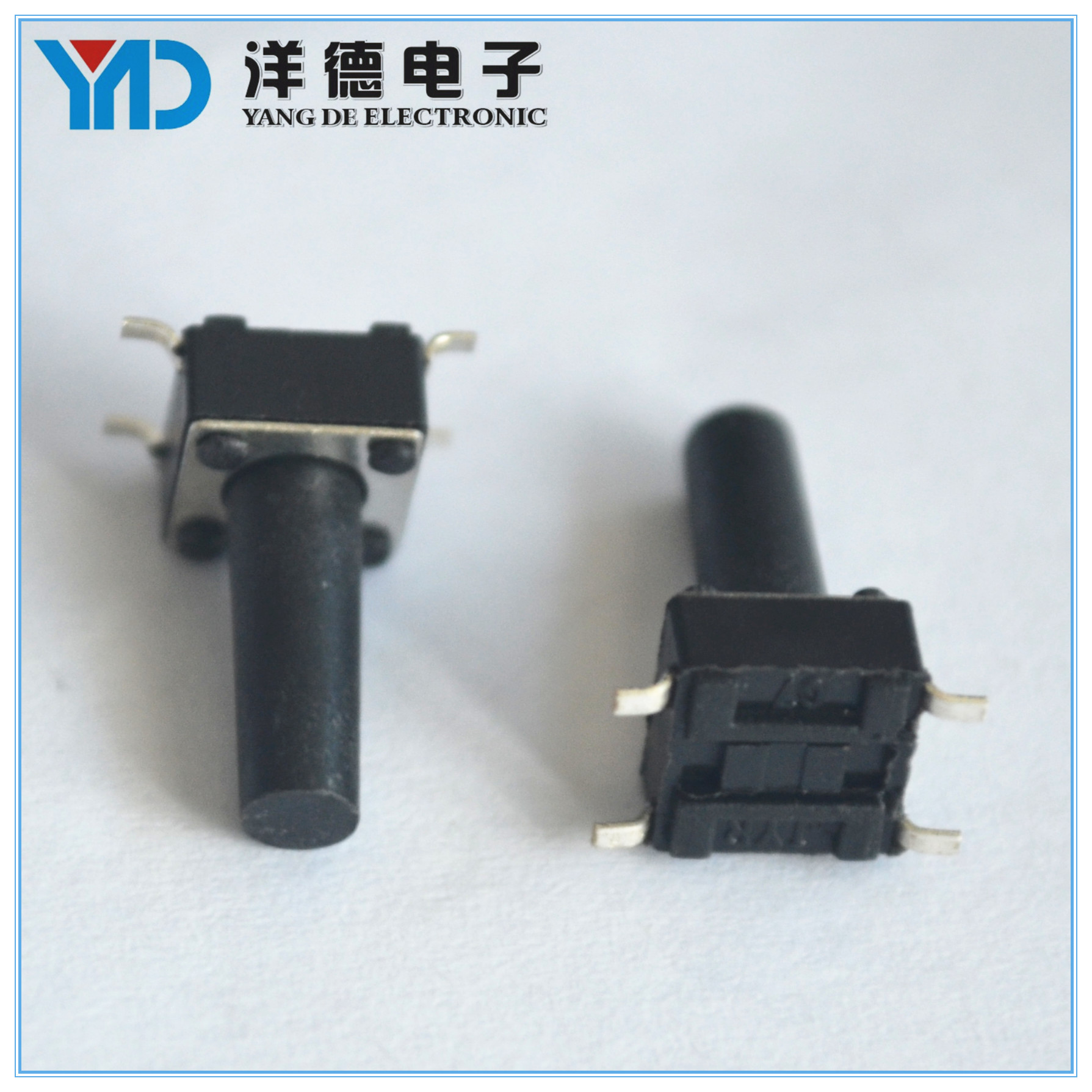 厂家供应 高杆按键开关6*6*22轻触开关 4脚按钮开关 高品质服务