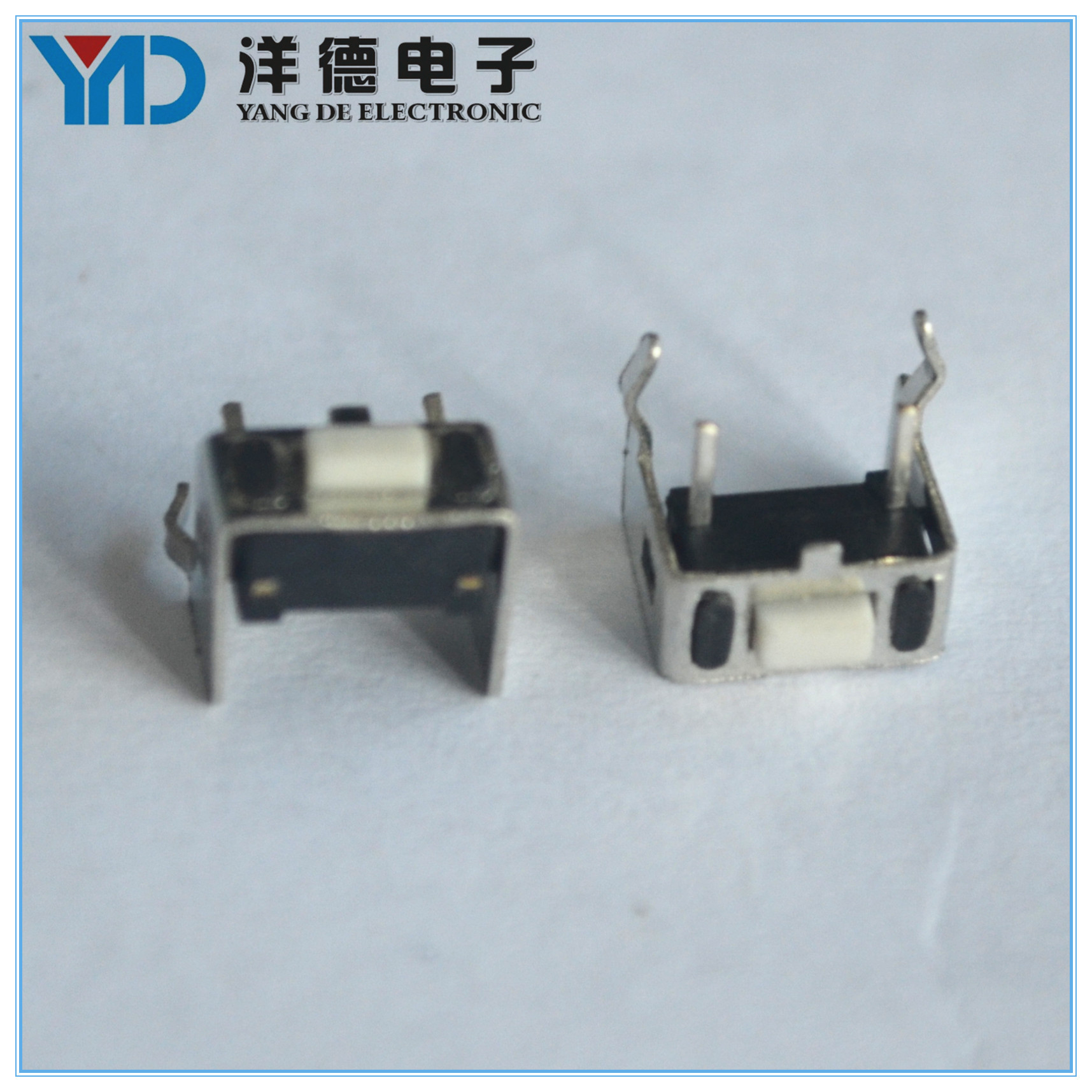 厂家供应插脚轻触开关 3*6*4.3h 5.0h 带支架 按键开关