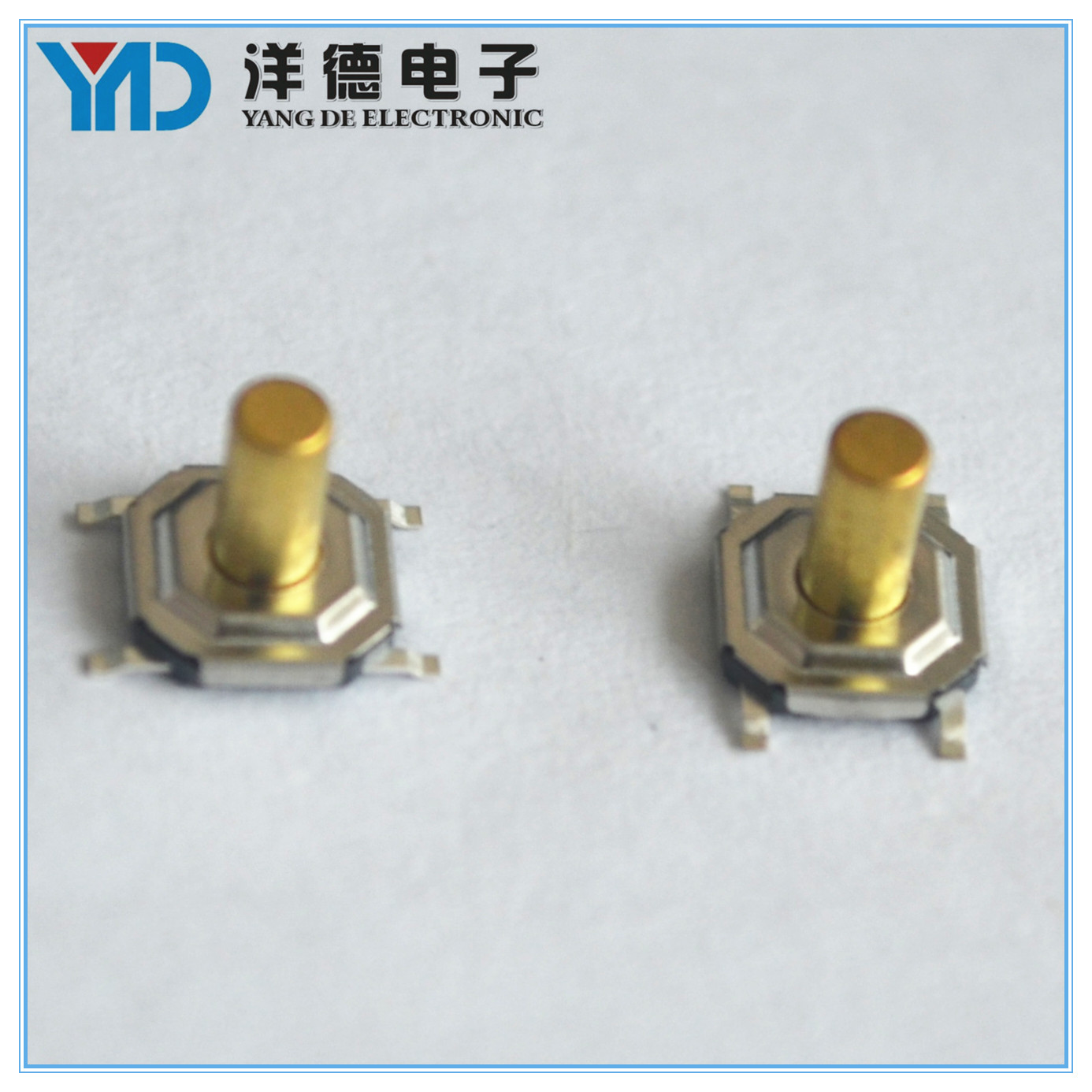 厂家供应 轻触开关 5.2*5.2四脚贴片轻触开关 金属按键开关