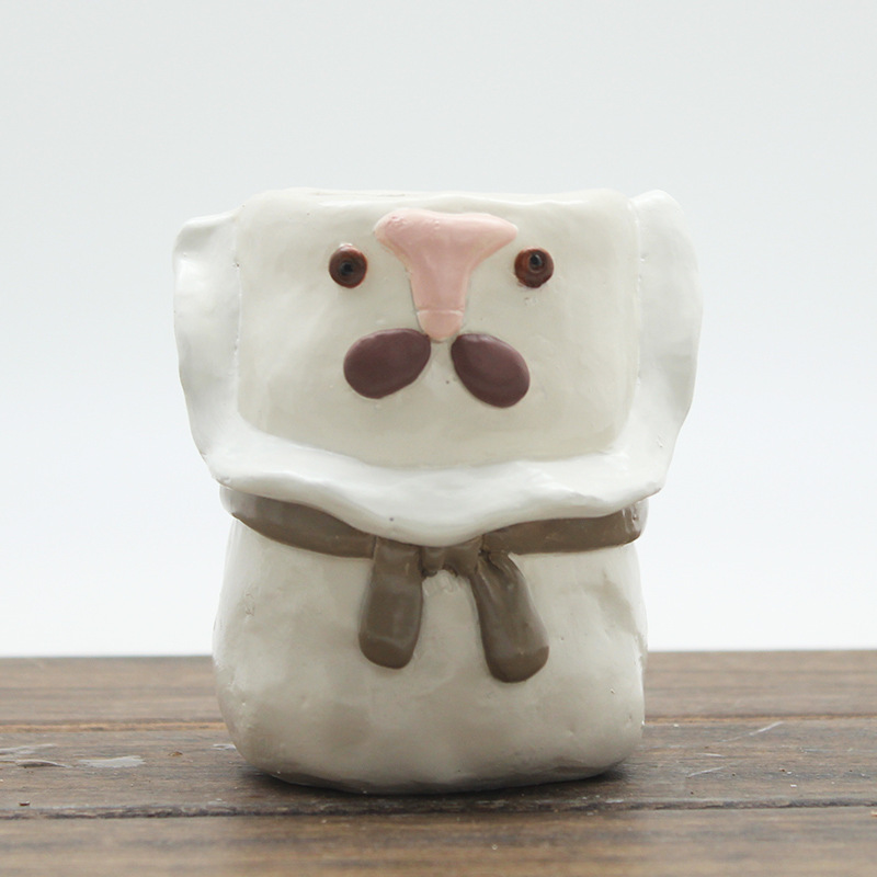 Chậu cây mọng nước hình túi lưới biển resin, chậu mini trang trí văn phòng và tiểu cảnh (RG-125)