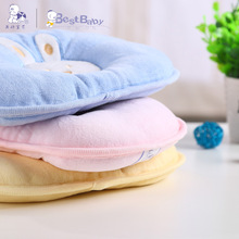 外贸 婴儿枕头纯棉防偏头四季通用0-1岁新生儿透气头型矫正定型枕