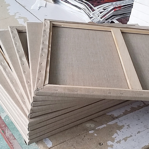 Manufacturer wish pure cotton fine grain medium coarse blended linen frame canvas oil paint with board back nail inner frame canvas