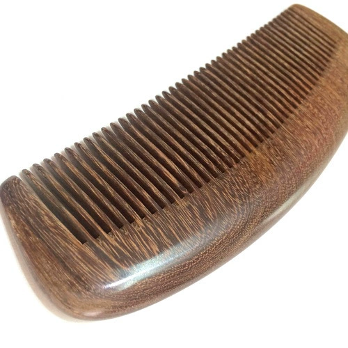 Sandalwood comb, black gold sandalwood large thick wood combin manufacturer paper sales wood combed 16 cm black gold sandalwood combed