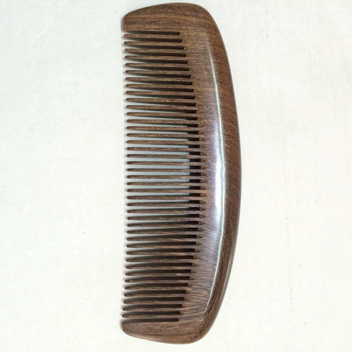 Sandalwood comb, black gold sandalwood large thick wood combin manufacturer paper sales wood combed 16 cm black gold sandalwood combed
