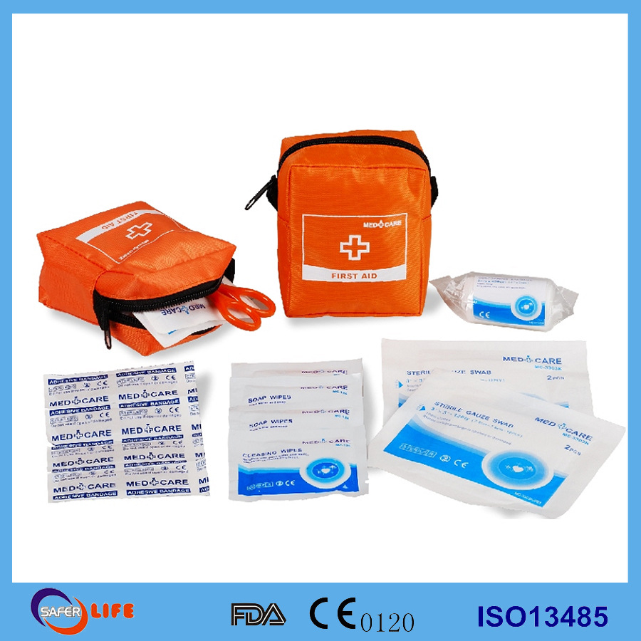 个人旅行户外救生小伤口护理包  家庭受伤备用应急包 随身急救包