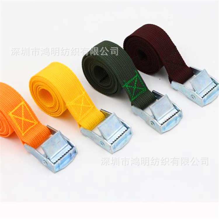 厂家直供2.5CM捆绑带拉紧器简易压扣捆绑器 货物捆绑带收紧器