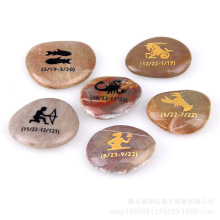 天然雨花石 企业名片爱情刻字石 创意纪念抛光鹅卵石雕刻石