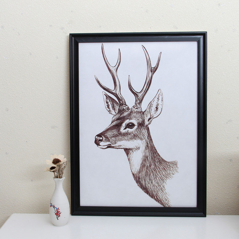 European solid wood photo frame 5.6.7 table 36 inch wall a4 table creative photo frame studio picture frame wholesale