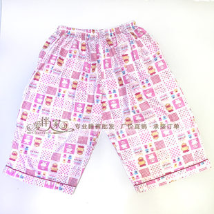 (Wholesale), summer cartoon trousers, thin shorts for leisure, plus size, for middle age, floral print
