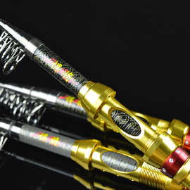 批发海竿碳素超硬钓鱼竿超短迷你便携小海杆抛竿伸缩路亚竿渔E18