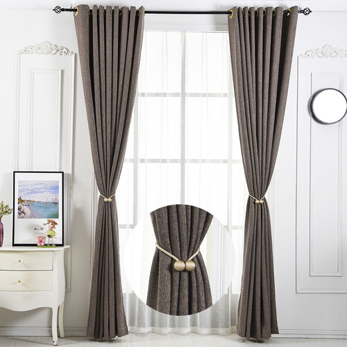 Nordic simple tassel curtain strap Japanese style small fresh woven drawstring gathering rope creative gauze curtain storage binding