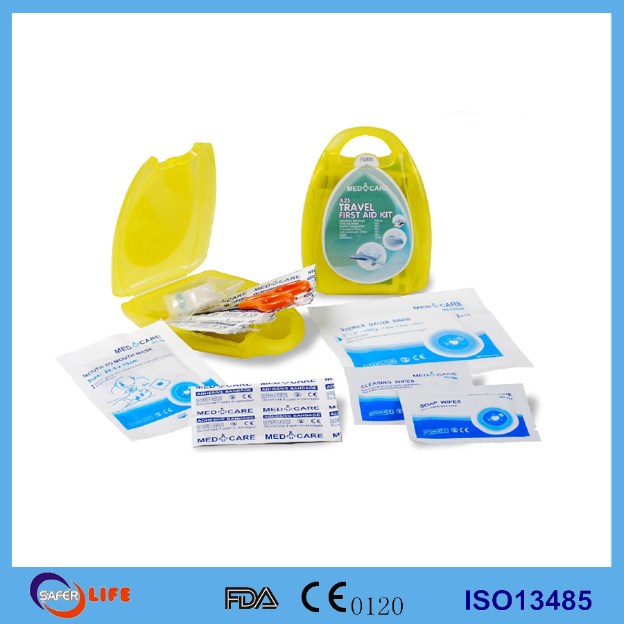 个人户外旅行小伤口处理急救盒套装 露营急救自理盒 礼品盒便携