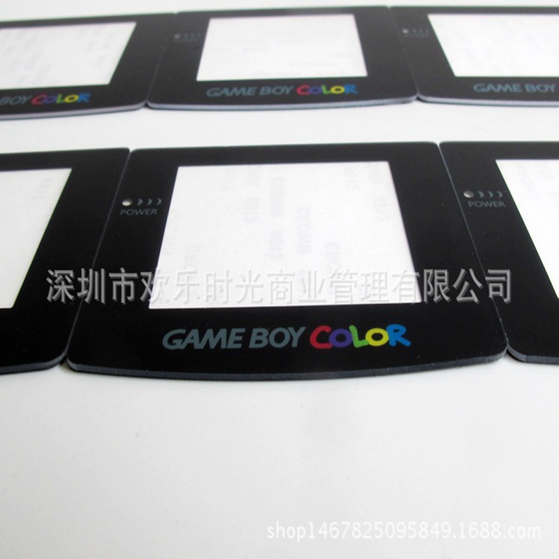 Japanese Game Console Game Boy Color Plastic High-Definition Screen Gbc Mirror Display Screen Protective Panel