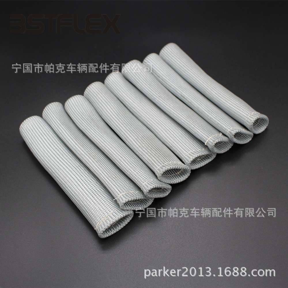 Automóvil bujía Carcasa protectora exterior automóvil bujía cableado arnés tubo protector de aislamiento de fibra de vidrio