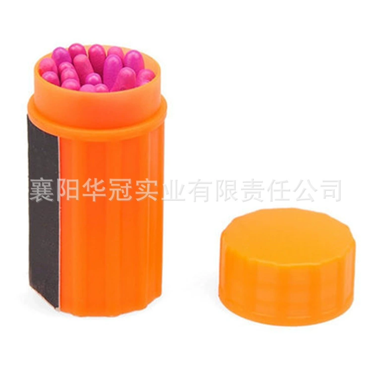 Прямые поставки от производителя, ветрозащитные, водонепроницаемые, влагостойкие спички для кемпинга, 20 штук/туба