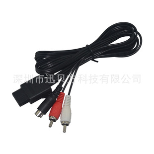 ���Q���NN64 ngc snesҕ�l��AV ���Ӿ�(3���^) N64 S-Video Cable
