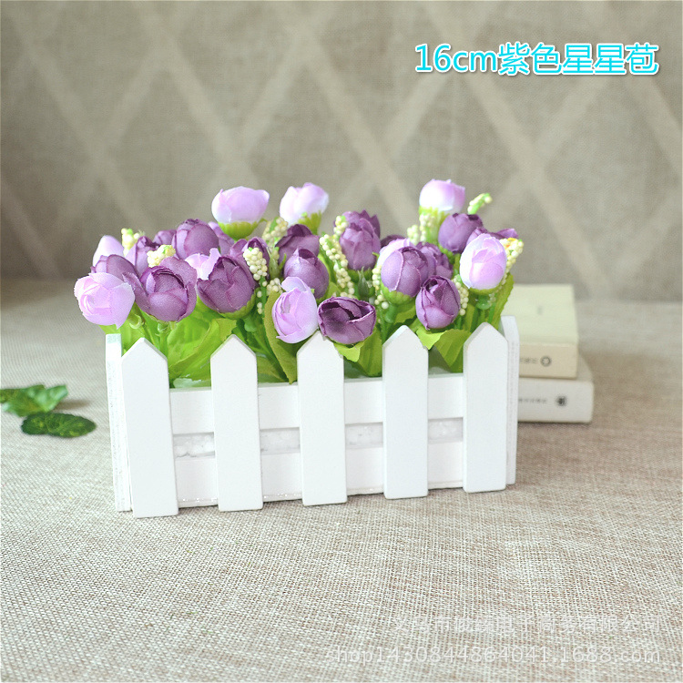 16 valla de madera traje de flor artificial maceta artificial interior sala de estar entrada decoración flores y plantas maceta pequeña planta verde adornos