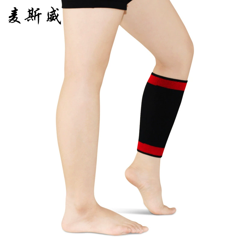 Maxwell цвет жаккардовый цвет открытый спортивный Защитное снаряжение езда Баскетбол дышащий защитный чехол для теленка