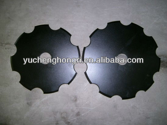 锰钢耙片犁片  红日缺口耙片 免耕播种机平盘耙片  波纹重耙片