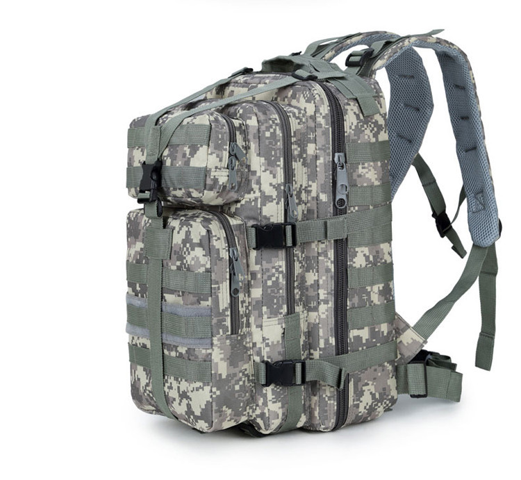 Junsheng medio 3P ataque táctico mochila militar fans al aire libre mochila CS camuflaje bolsa 35l