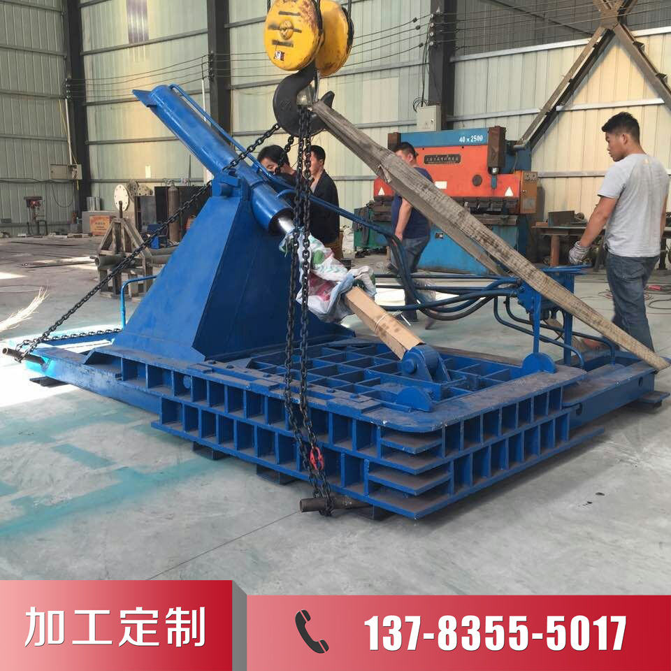 直销 金属压块成形设备 新型金属压块机 废铁铝削打包机