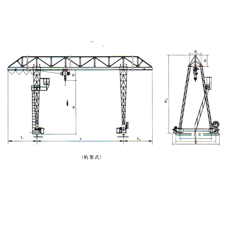 厂家直销龙门吊起重机设备、东莞L型电动门式起重机13632675671