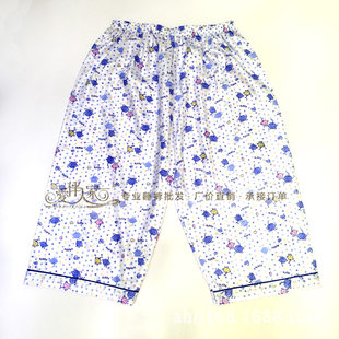 (Wholesale), summer trousers, cartoon thin shorts for leisure, plus size, floral print