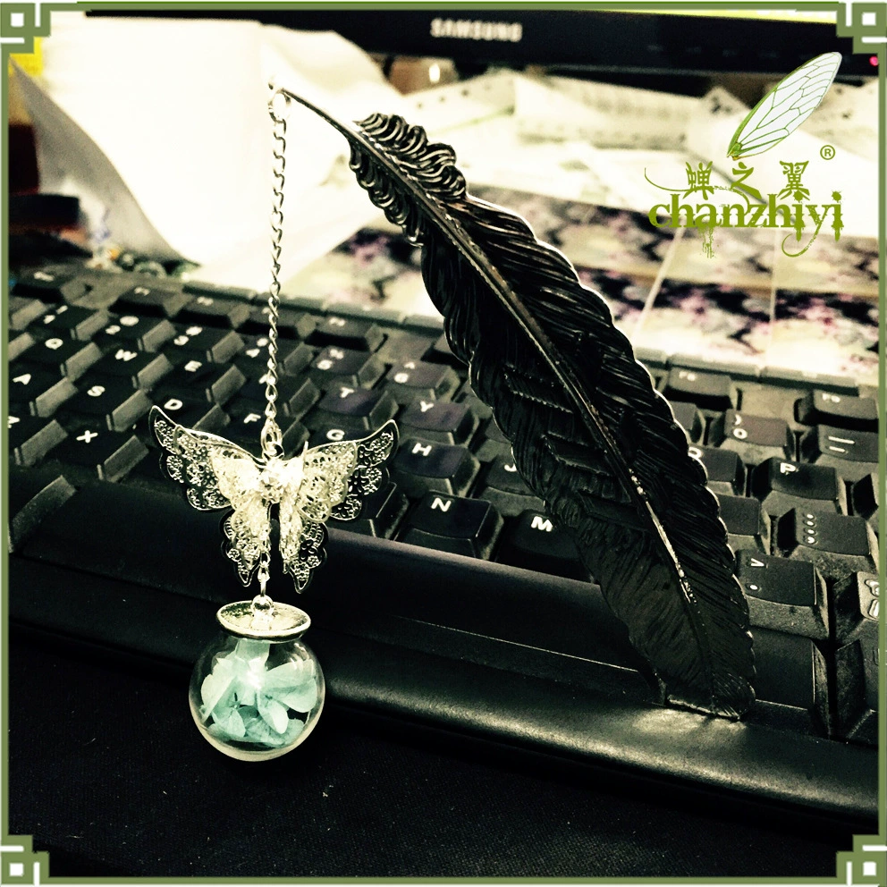 Супер красивый вечный цветок креативная Закладка из листового металла для вен подарок на день рождения для подруги в китайском стиле в штучной упаковке