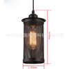 Retro bar coffee creative metal ceiling lamp for living room