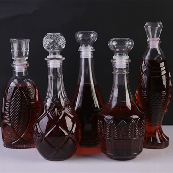 Бутылка для винной банки 1 кг 2 кг бутылка белого вина прозрачная стеклянная бутылка Высококачественная разделенная пустая бутылка стеклянная винная бутылка антикварное красное вино для домашнего использования