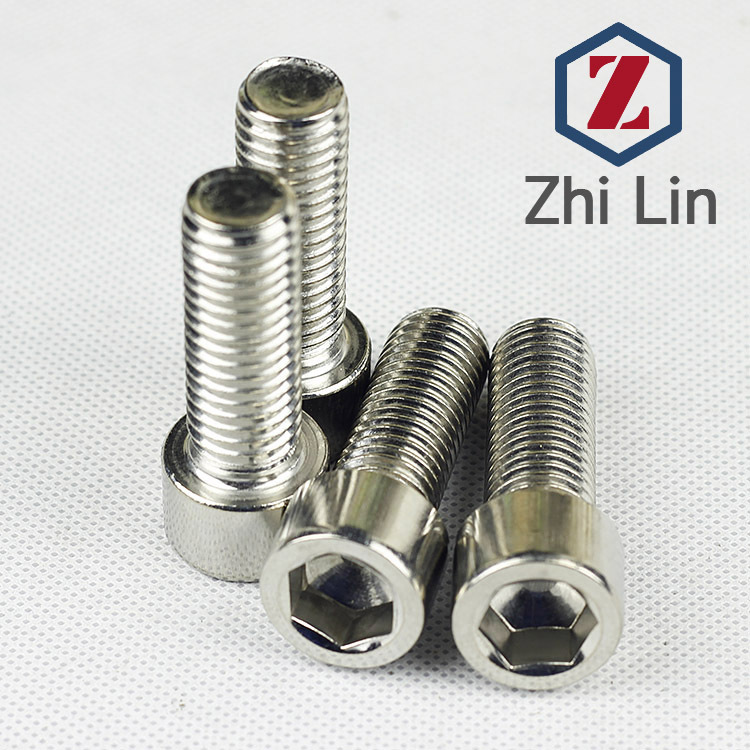 M5 不锈钢201杯头内六角螺栓 圆柱头内六角 元杯内六角GB70 批发