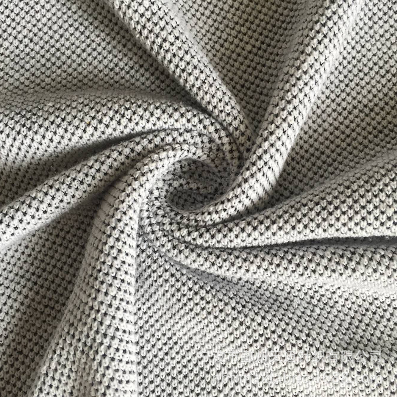 CVC复合网眼粗网眼面料大网眼布针织厚网眼面料提花蜂巢布