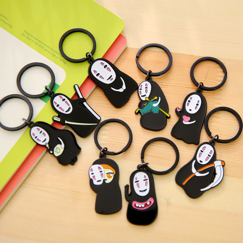 日韩手机挂件 可爱无脸男钥匙圈女韩国 情侣钥匙扣男情侣 卡通