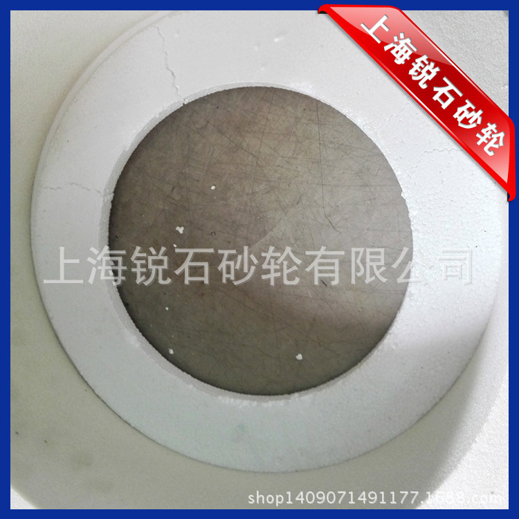 四砂泰益牌白刚玉筒形砂轮 高强度陶瓷砂轮450*150*380