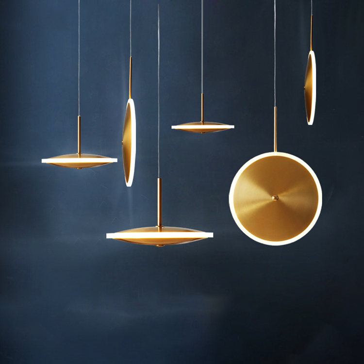 Bedroom bedside small chandelier Nordic modern minimalist designer LED personalized creative model room dining room chandelier